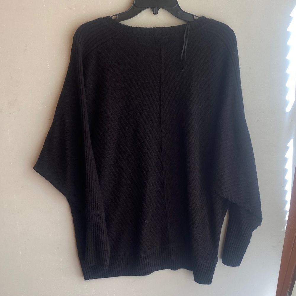 Worthington Women's Black Crewneck Sweater - Picture 6 of 9